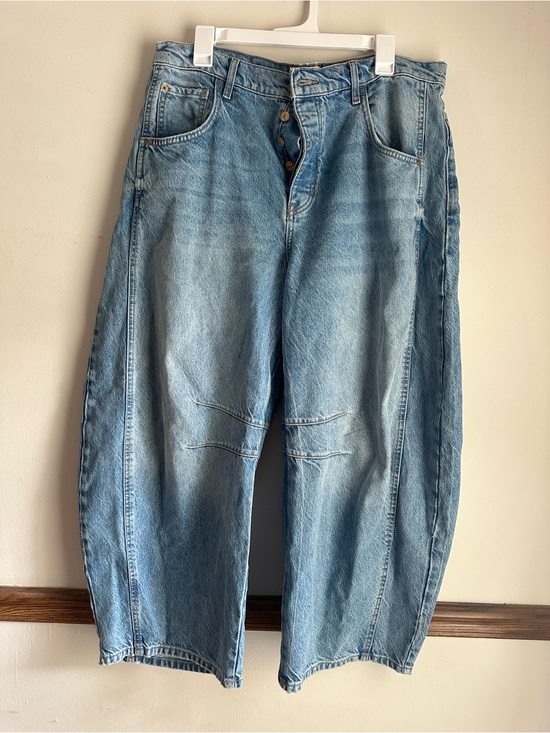 We The Free Denim - We The Free Good Luck Mid-Rise Barrel Jeans